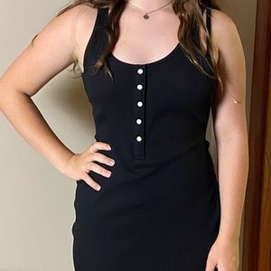 BNCI Black tank dress small